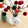 Bolas de Veludo com Glitter Dourado e Lantejoulas para Decorações de Ano Novo Chinês e Festas de Natal em Casa - Novo Produto Transfronteiriço