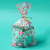Bolsa Pequena de Bolo Fofa Bolsa de Presente de Aniversário Infantil Saco de Embalagem Transparente para Presente de Doces Biscoitos Lanches