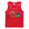 Colete de Verão Infantil 2026 Estilo Coreano Algodão Casual Camiseta Interna Absorvente de Suor Roupa Externa Esportiva Moletom Sem Manga para Meninos