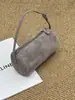Bolso Pequeño de Cuero Escarchado Retro, Nuevo Bolso Versátil Elegante para Bolígrafos de Otoño e Invierno, Bolso de Mano de Cuero Casual de Gama Alta