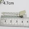 [3.5cm 4.8cm] clip de pinza de pato de horquilla doble doblada hacia atrás accesorios para pasador de pelo de niños tocado DIY fabricantes