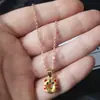 Novo Colar Chinês Fivela de Segurança Feminina Corrente para Clavícula Design de Nicho Senso Avançado Corrente de Pescoço Rede Vermelha Ao Vivo Pequeno Presente Atacado