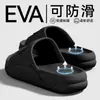 Pantuflas antideslizantes y resistentes al olor para hombre, nuevo modelo de verano 2026, adecuadas para uso en exteriores e interiores, pantuflas frescas acolchadas de EVA para hombre