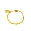 Tienda de oro con pulsera de cuentas redondas de ábaco pequeño antiguo de lujo chapado en oro alta retención de color accesorios DIY fuente al por mayor