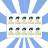 Aterriza a los Jóvenes: Zhang Ji, Zhu Zhixin, Su Xinhao, Zhang Zeyu Foto de Identificación de 1 pulgada Meet and Greet Merchandising de Apoyo