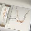 Europa y Estados Unidos joyería simple transfronteriza número de la suerte 8 pulsera de amor infinito joyería de moda clásica para mujer al por mayor