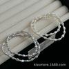 Pulsera de Perlas Barrocas Naturales de Agua Dulce Yimo Plata 925 Más Fácil de Combinar Lujo Ligero Exquisito Casual Pulsera de Alta Gama para Mujer