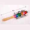 Instrumento de Percusión de Ocho Tonos Sonajero Infantil Tambor de Bebé Materiales Didácticos Orff Instrumento de Percusión Maracas Juguetes Musicales de Educación Temprana