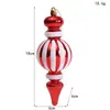 Adornos navideños de plástico, medias navideñas, muletas, colgantes, pequeños adornos para árboles de Navidad.