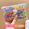 Xuxinhas de cabelo infantis, elásticos de cabelo não danificantes, elásticos para meninas, elásticos de cabelo de alta elasticidade, faixas de cabelo para bebês