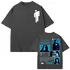Hitmehardandsofttour2026 Camiseta de Merchandising Estética de Moda Camiseta de Manga Corta Ropa para Hombres y Mujeres