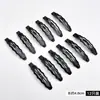 Grampo de Cabelo Elegante com Franja Lateral Preta para Mulheres, Presilha BB, Simples, Ferramenta para Organizar o Cabelo, Acessório de Cabelo