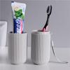 Vaso de viaje creativo para lavado de viaje, caja portátil para guardar cepillos de dientes, vaso para enjuague bucal, traje