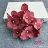 Nuevo producto transfronterizo: 21 Piezas de Cabezas de Flores de Hortensia Artificiales para Coronas de Flores, Paredes de Flores de Fondo para Bodas, Decoraciones de Arcos y Flores Falsas