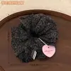 Nuevo Scrunchie Elegante Grande con Estampado de Leopardo, Lazo Trendy para Cola de Caballo, Accesorio para el Cabello Dulce y Fresco de Alta Gama