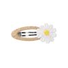 Amazon Accesorios para el Cabello de Niña Flor Fresca Margarita Pequeña Flor de Cinco Pétalos Flequillo Lindo Tela Hecho a Mano Pasador para el Cabello 3684
