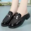 Zapatillas de Malla Abiertas Versátiles para Mujer, Transpirables para Usar en Verano, Nuevo Estilo 2026, Medias Zuecas de Tacón Grueso, Sandalias de Verano de Moda