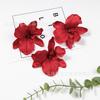 Simulado 10cm Orquídea Grande DIY Horquilla Tocado Accesorios Bola de Flores Decoración Caja de Regalo Flor Falsa Atrezzo para Fotografía Adornos