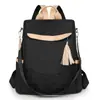 Moda Nueva Primavera y Verano Mochila Bordada Rombo Antirrobo Gran Capacidad Bolso de Mujer Fabricante Venta al por Mayor Exportación de Comercio Exterior