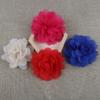 Venta al por mayor de fábrica 10 cm Flores de Gasa Puras Hechas a Mano DIY Flores con Forma Versátil Accesorios para Ropa Accesorios para Joyería Flores Artificiales Flores de Tela