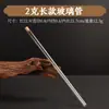 Tubo de Incienso de Vidrio, Portainciensos Altamente Transparente, Varillas de Incienso de Árbol de Agar y Sándalo, Soporte para Varillas de Incienso, Tapón de Madera, Contenedor de Prueba para Incienso