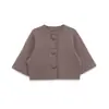 Fabricante Mayorista de Ropa Femenina Transfronteriza Moda Europea y Americana 2026 Cardigan de Punto Casual Simple de Manga Larga con Cuello Redondo de un Solo Botón