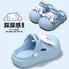 Zapatos Croc para Niñas 2026 Nuevos de Verano para Exteriores con Suela Gruesa Antideslizantes de Eva Dibujos Animados Sandalias Cinnamoroll para Niñas