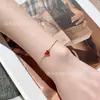 Collar Vanjia Corazón Chapado en Oro Rosa de 18 Quilates para Mujer, Plata de Ley, Gama Alta, Versátil, Lujo Accesible, Ágata Roja, Corazón Rojo Pequeño Clavícula