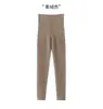 Leggings 100% Caxemira Pura para Mulheres, Novas Calças de Cintura Alta que Afinam a Barriga e Levantam o Bumbum, Calças de Malha Sem Costura Quentes e Amigáveis à Pele