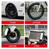 Pegatinas reflectantes de colores para bujes de ruedas de coche, luminosas y láser, para parachoques de neumáticos, personalizadas, creativas, para motocicletas y coches eléctricos.