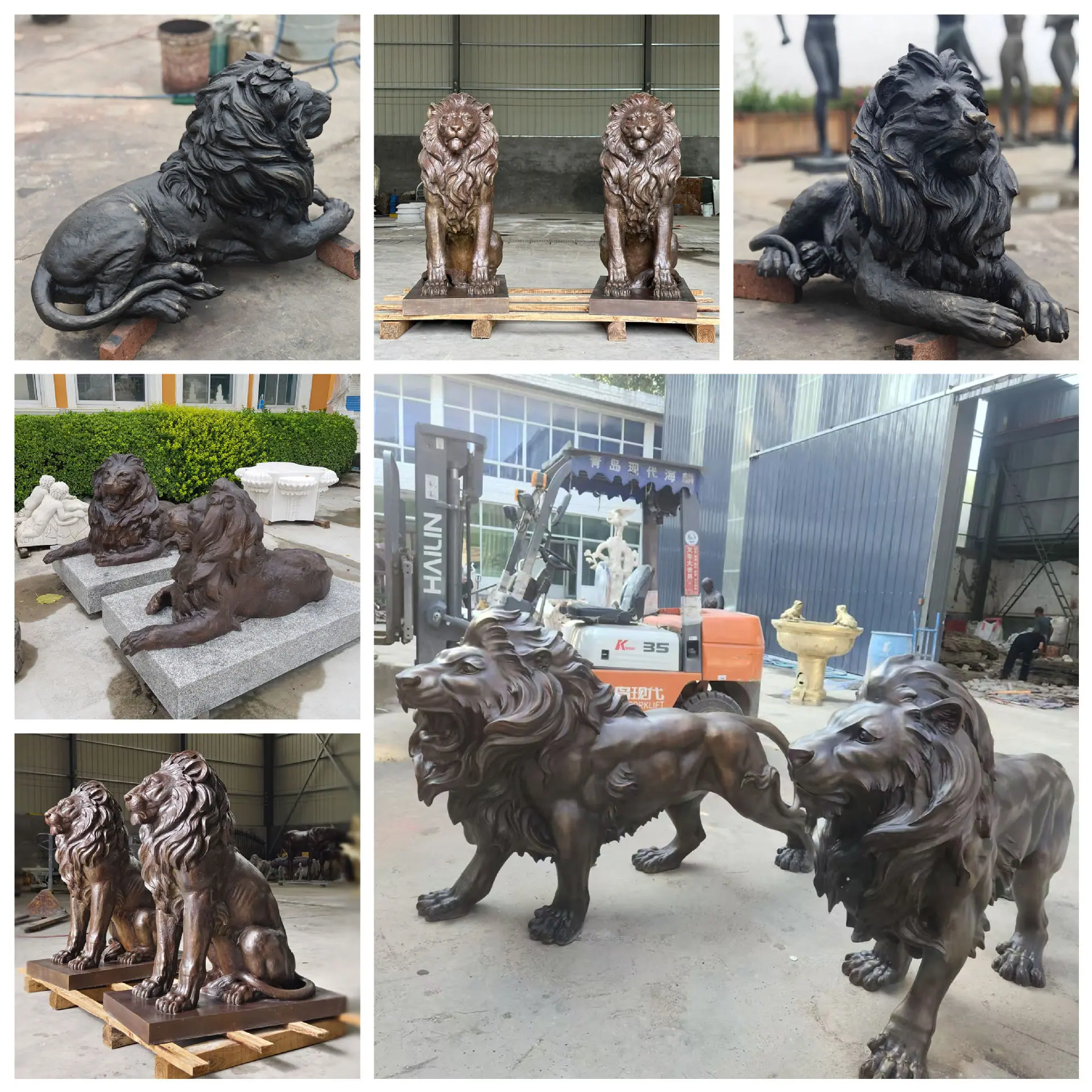 定制欧式铜狮子雕塑