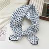 68 Algodón y Lino Estilo Coreano Pañuelo Cuadrado Pequeño para Mujer Primavera y Otoño Versátil Suave Transpirable Protección para el Cuello Pañuelo Fino Decorativo Pañuelo Pequeño