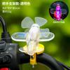 Nuevos Adornos para Bicicleta Eléctrica Rui Jie Verano Nuevo Paraíso de Molinos de Viento Cerdo Lindo Divertido Adornos para Motocicleta de Cerdo