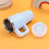 Taza de Coche Portátil de 14 oz con Asa, Taza de Hielo para Coche de Acero Inoxidable 304, Taza Infantil con Popote, Aislada al Vacío