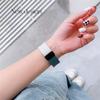 Fivela dobrável magnética para iwatch7 Strap Apple Watch 8 Geração Silicone Starlight Creative Sports Pulseira 41