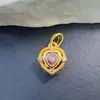Collar con Colgante de Zirconia Popular de Nicho Transfronterizo Joyería para Mujer Pulsera Chapada en Oro de Cobre Accesorios de Aretes con Joyería DIY