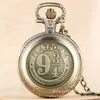 Adesivo Vintage de Tamanho Médio Relógio de Bolso Harry Potter Plataforma 9 3/4 DIY Autoadesivo Relógio de Quartzo em Estoque para Envio Imediato