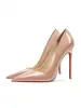 Stock Listo Dropshipping Enviado desde Huizhou Tacones Altos Huecos Laterales Suela Roja Stilettos Planos Zapatos de Salón Femeninos