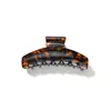 Pinza Tiburón Acrílico Vintage Francés Carey Curva Pinza para el Cabello de Alto Nivel Accesorios para el Cabello Moda Femenina Pinza Redonda para el Cabello Versátil