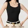 Chaleco Cálido Graphene Saikou 8866 Original Otoño/Invierno para Mujer Adelgazante Soporte Lateral de Sujetador con Almohadillas para el Pecho Camiseta Capa Base para Mujer Ajuste Delgado para Mujer