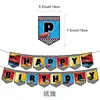 Nueva Historia de Carreras Tema CARS Escena de Cumpleaños Suministros para Montaje Decoraciones de Fiesta Banner Globo Bandera
