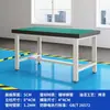 Banco de trabajo antiestático de acero inoxidable reforzado de alta resistencia para montaje en taller, reparación e inspección de laboratorio, mesa de montador