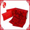 Bufanda roja china con logotipo personalizado, impresión bordada, actividades de apertura de reuniones anuales, gran bufanda roja personalizada