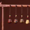 Sándalo Verde y Sándalo Rojo Varios Colgantes para Teléfono Móvil Accesorios para Llavero Joyería Sándalo Doce Constelaciones Accesorios para Armar Colgantes