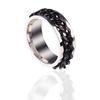 Anillo de Cadena Accesorios de Acero de Titanio Anillo Giratorio Abrebotellas de Acero Inoxidable Anillo Giratorio Abrebotellas Genial para Hombres