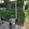 Estufa de leña estufa doméstica nueva estufa de leña para calefacción y cocina de estilo rural estufa de olla de barro picnic