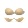 Parche Redondo Adhesivo Cepillado a Mano para Pecho para Mujeres con Senos Pequeños, Lencería Invisible sin Tirantes, Sujetador Push-Up Especial para Vestidos de Novia