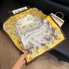 [Estilo Floral] Pañuelo de Seda Amazon Transfronterizo para Mujer 2025 Nuevo Regalo Delgado de Alta Gama para Mamá Pañuelo Cuadrado de 70