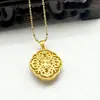 Colgante de Cristal Natural de Trébol de Cuatro Hojas Accesorios Suministro en Vivo Canal de Cooperación de la Cadena de Suministro Joyería de Cristal Micro-Embebida 3006