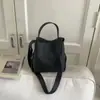 Bolso de Cubo de Mano Vintage para Mujer 2026 Nuevo de Moda Tendencia Coreana Bolso de Axila Estilo Ins Súper Popular Bolso de Hombro Único Cruzado
